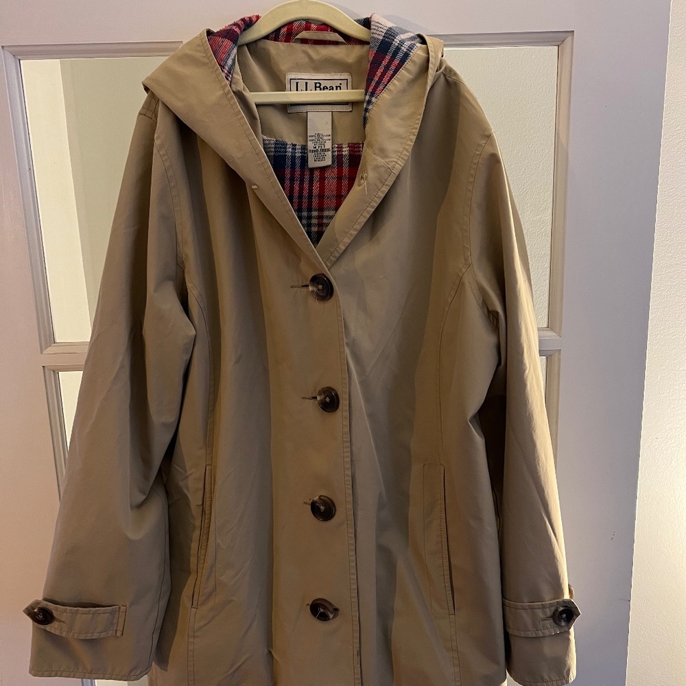 LL Bean trench coat
